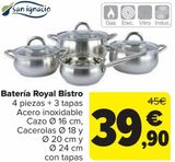 Oferta de Batería Royal Bistro  por 39,9€ en Carrefour