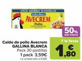 Oferta de Caldo de pollo AVECREM GALLINA BLANCA  por 3,59€ en Carrefour