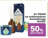 Oferta de En TODOS los ambientadores Aromatherapy GLADE en Carrefour