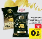 Oferta de Patatas fritas LAY'S Gourmet Original o Corte Fino  por 2,69€ en Carrefour