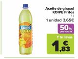 Oferta de Aceite de girasol KOIPE Fritos por 3,65€ en Carrefour