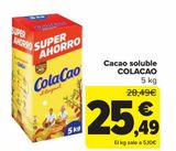 Oferta de Cacao soluble COLACAO por 25,49€ en Carrefour