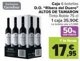 Oferta de Caja 6 botellas D.O. "Ribera del Duero" ALTOS DE TAMARON Tinto Roble por 35,9€ en Carrefour