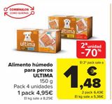 Oferta de Alimento húmedo para perros ULTIMA por 4,95€ en Carrefour