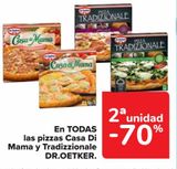 Oferta de En TODAS las pizzas Casa di Mama y Tradizzionale DR.OETKER en Carrefour