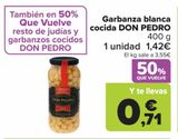 Oferta de Garbanza blanca cocida DON PEDRO por 1,42€ en Carrefour
