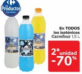 Oferta de En TODOS los isotónicos Carrefour en Carrefour