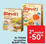 Oferta de En TODAS las papillas BLEVIT Plus en Carrefour