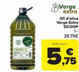 Oferta de Aceite de oliva Virgen Extra DCOOP por 28,75€ en Carrefour