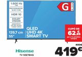 Oferta de Hisense TV 55E78HQ por 419€ en Carrefour