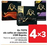 Oferta de En TODOS los cafés en cápsulas L'or Espresso en Carrefour