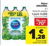 Oferta de Agua AQUAREL por 4,26€ en Carrefour