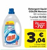 Oferta de Detergente líquido COLON Nenuco por 10,15€ en Carrefour