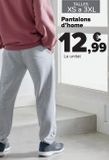 Oferta de Pantalón hombre por 12,99€ en Carrefour