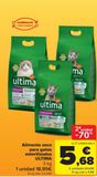 Oferta de Alimento seco para gato esterilizados ULTIMA  por 18,95€ en Carrefour