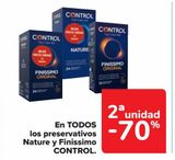 Oferta de En TODOS los preservativos Nature y Finissimo CONTROL en Carrefour