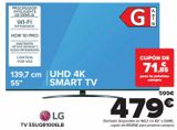 Oferta de LG TV 55UQ8100LB por 479€ en Carrefour