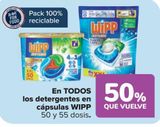 Oferta de En TODOS los detergentes en cápsulas WIPP en Carrefour