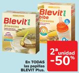 Oferta de En TODAS las papillas BLEVIT Plus  en Carrefour