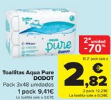 Oferta de Toallitas Aqua Pure DODOT  por 9,41€ en Carrefour