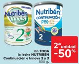 Oferta de En TODA la leche NUTRIBÉN Continuación e Innova 2 y 3  en Carrefour