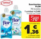Oferta de Suavizante FLOR  por 4,54€ en Carrefour
