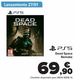 Oferta de PS5 Dead Space Remake  por 69,9€ en Carrefour