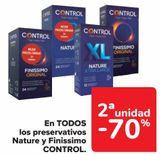 Oferta de En TODOS los preservativos Nature y Finissimo CONTROL  en Carrefour