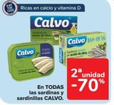 Oferta de En TODAS las sardinas y sardinillas CALVO en Carrefour