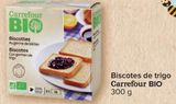 Oferta de Biscotes de trigo Carrefour BIO  por 1,99€ en Carrefour