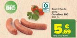 Oferta de Salchichas de pollo Carrefour BIO  por 5,69€ en Carrefour