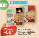 Oferta de En TODAS las Pizzas congeladas Carrefour BIO en Carrefour