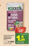 Oferta de Copos de avena integral finos ECOCESTA por 2,49€ en Carrefour