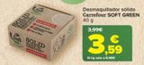 Oferta de Desmaquillador sólido Carrefour SOFT GREEN  por 3,59€ en Carrefour