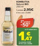Oferta de KOMBUTXA Natural BIO  por 2,95€ en Carrefour