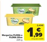 Oferta de Margarina FLORA o FLORA Oliva por 1,99€ en Carrefour