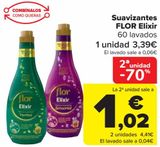 Oferta de Suavizante FLOR Elixir  por 3,39€ en Carrefour