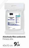 Oferta de Almohada fibra antiestrés por 9,99€ en Alcampo