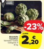 Oferta de ALCACHOFA por 2,2€ en Carrefour Market