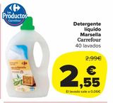Oferta de DETERGENTE LIQUIDO MARSELLA por 2,55€ en Carrefour Market