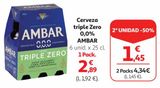 Oferta de Cerveza sin alcohol ambar por 2,89€ en Alcampo