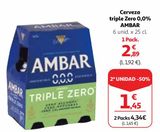 Oferta de Cerveza sin alcohol ambar por 2,89€ en Alcampo