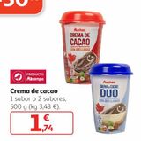Oferta de Crema de cacao alcampo por 1,74€ en Alcampo