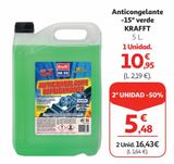 Oferta de Anticongelante krafft por 10,95€ en Alcampo