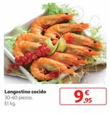 Oferta de Langostinos cocidos por 9,95€ en Alcampo