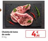 Oferta de Chuletas de cerdo por 4,95€ en Alcampo
