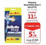 Oferta de Maquinilla desechable Gillette por 11,55€ en Alcampo