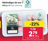 Oferta de Albóndigas de pollo por 2,79€ en Lidl