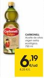 Oferta de CARBONELL Aceite de oliva virgen extra ecológico 750 ml por 6,19€ en Eroski