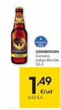 Oferta de GRIMBERGEN Cerveza belga Blonde 0,33 L por 1,49€ en Eroski